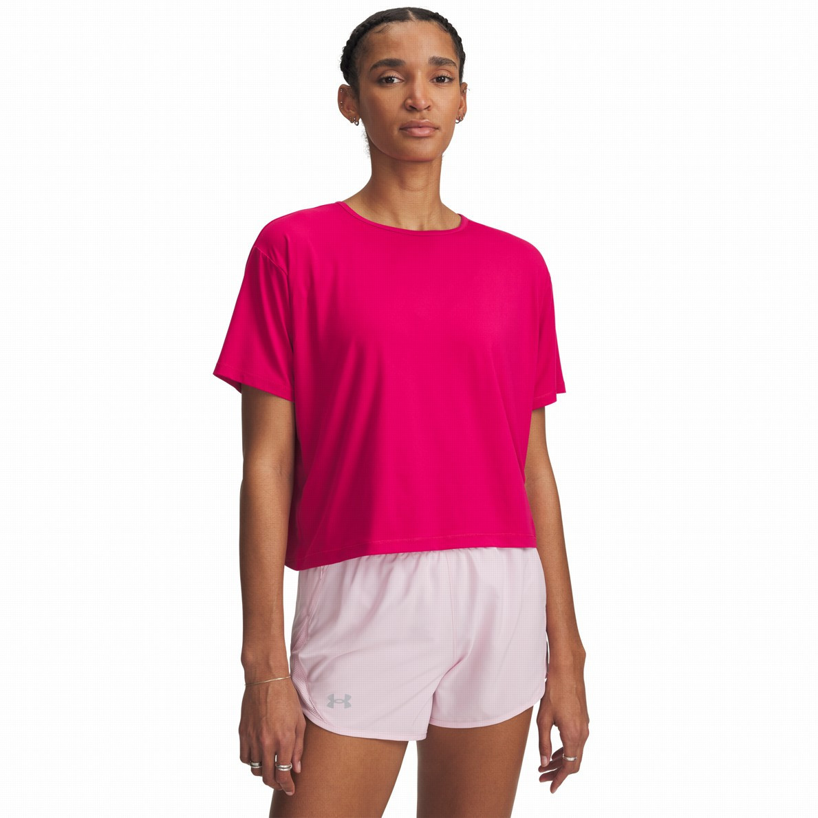 Koszulka damska Under Armour Motion SS Rozmiar: L / Kolor: różowy