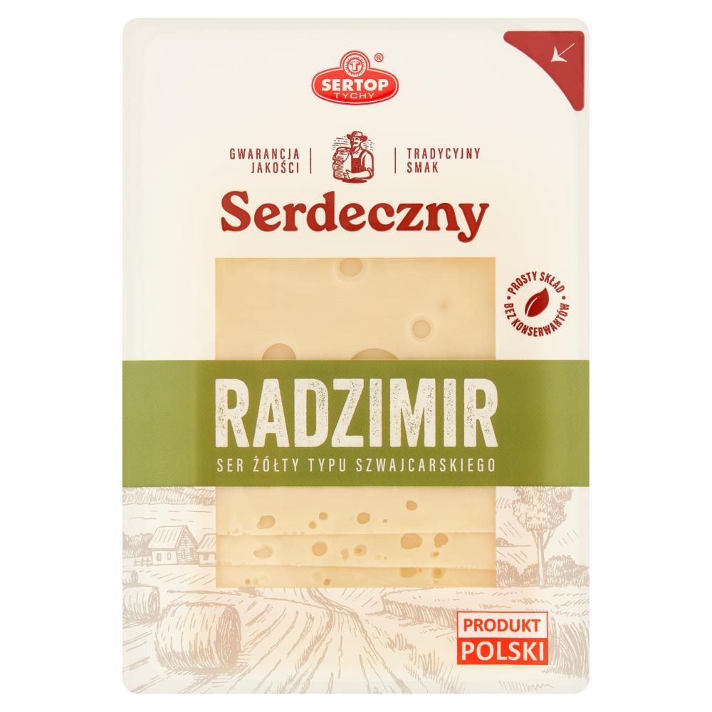 Sertop Tychy Serdeczny Ser żółty typu szwajcarskiego Radzimir 135 g