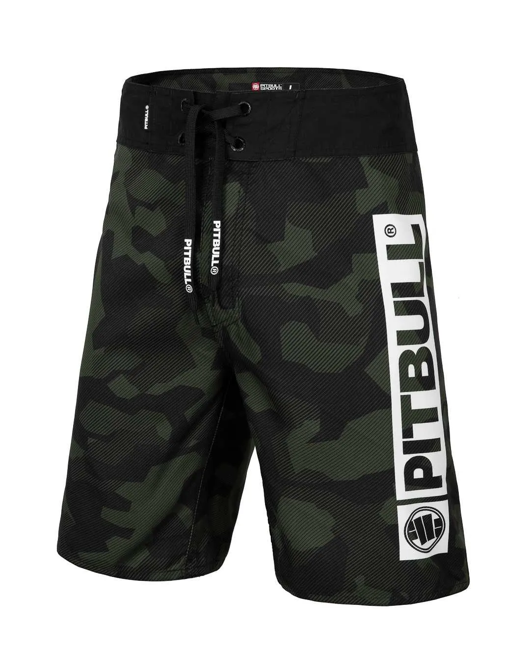 Szorty kąpielowe PITBULL Performance Pro+ Hilltop - Oliwkowe