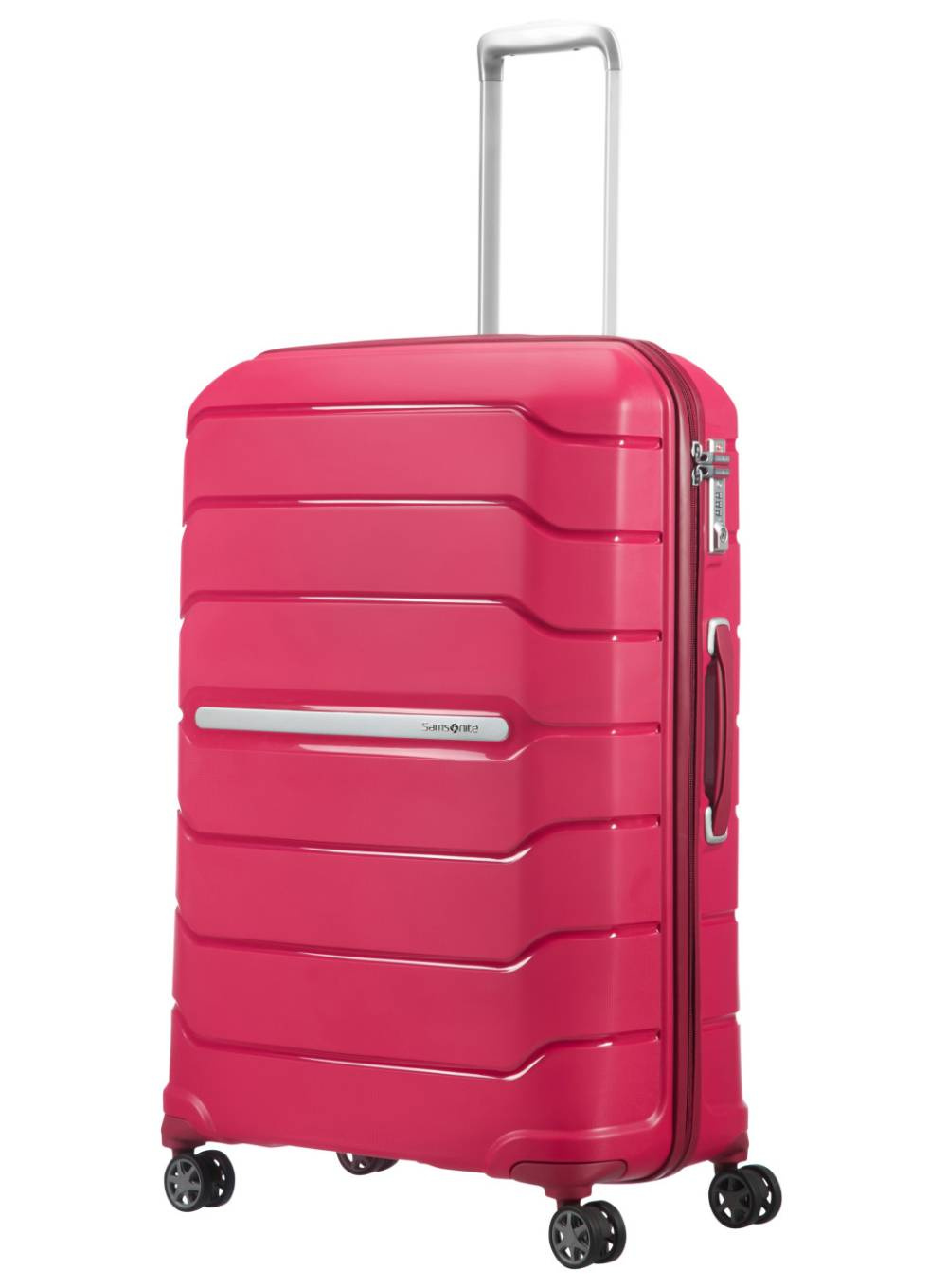 Walizka duża Samsonite Flux - granita red