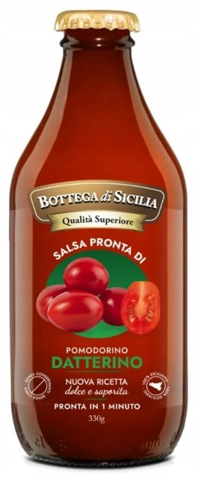 Salsa pomidorowa Datterino 330g - Bottega di Sicilia sycylijska gęsta