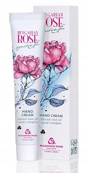 Krem do rąk z ekstraktem z kawioru+olejkiem różanym Bulgarian Rose Karlovo