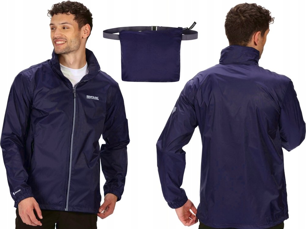 Męska kurtka przeciwdeszczowa wiatrówka Regatta RMW283 540 3XL