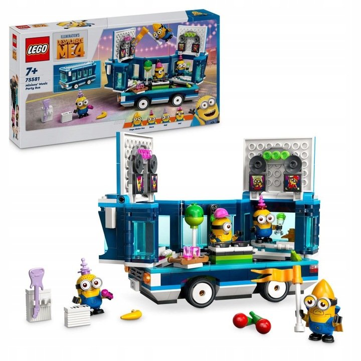 LEGO Minionki - Minionki Muzyczny imprezowy autobus bus minionków ZESTAW LEGO PREZENT DLA CHŁOPCA DZIEWCZYNKI DZIECI