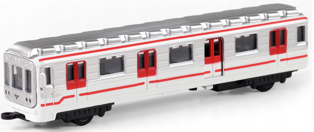 Tramwaj Pociąg Metro Metalowy 17cm