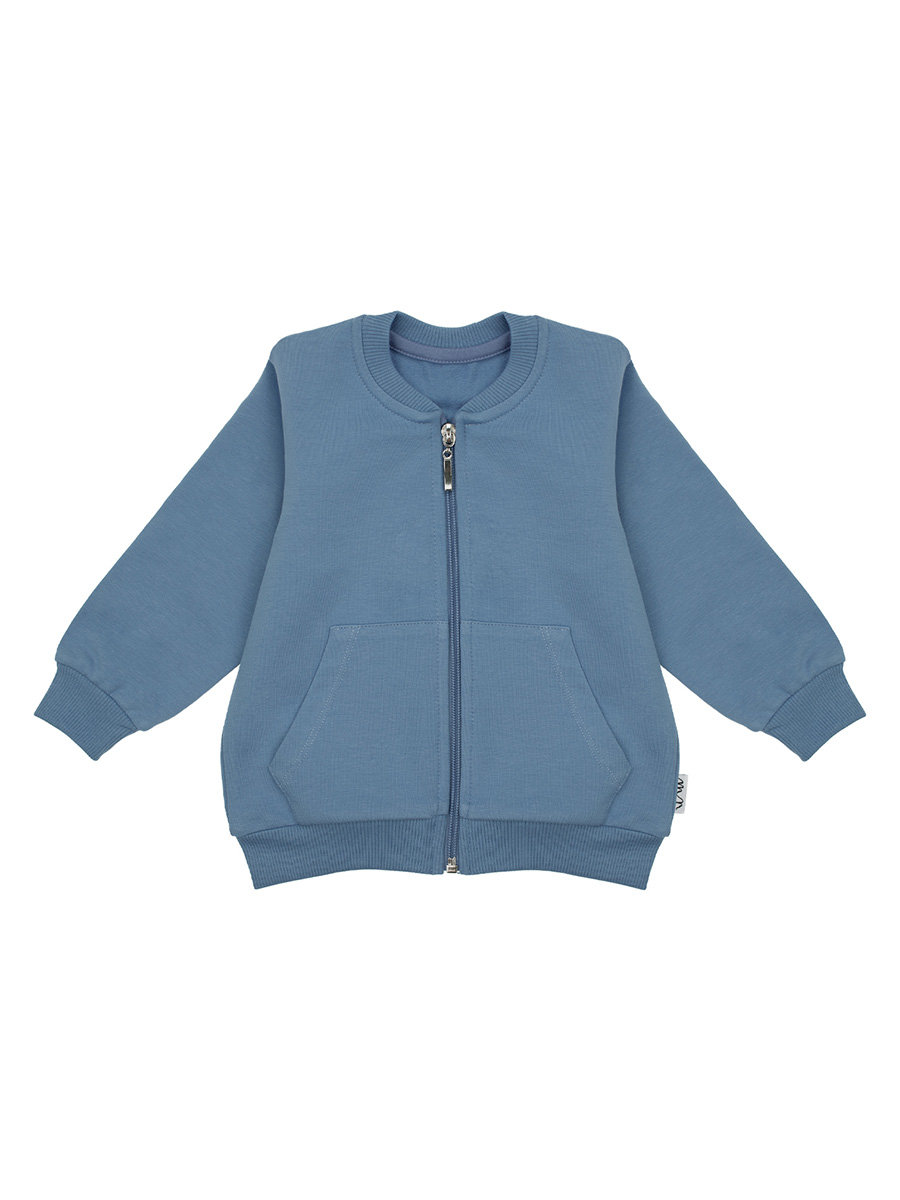 Chłopięca bluza bomberka ze stójką niebieska Nicol,r.92