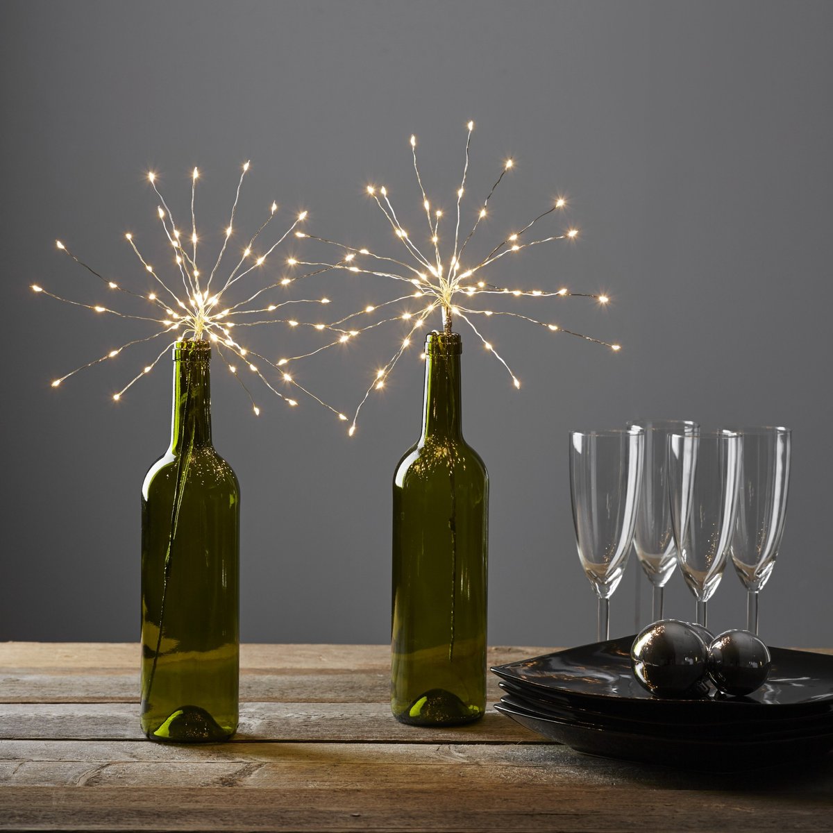 Dekoracja Sztuczne Ognie Led FIREWORK® na baterie