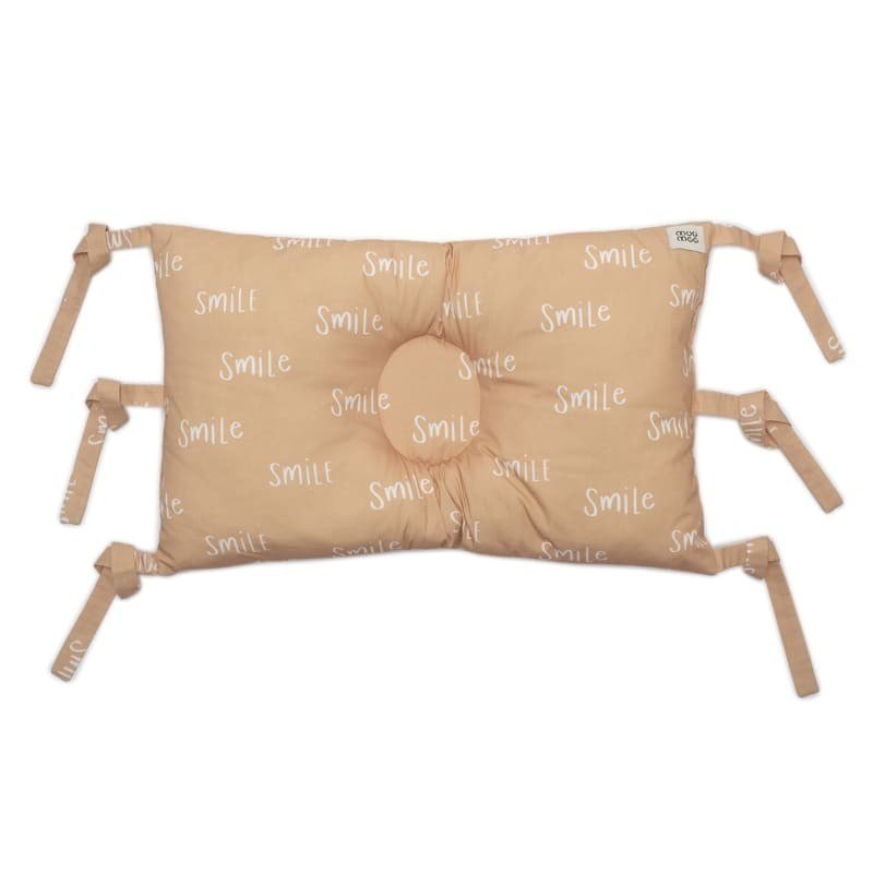 Hi Little One poduszka 4 w 1 do karmienia na rękę + ochraniacz do łóżeczka z BIO bawełny organicznej SMILE muumee