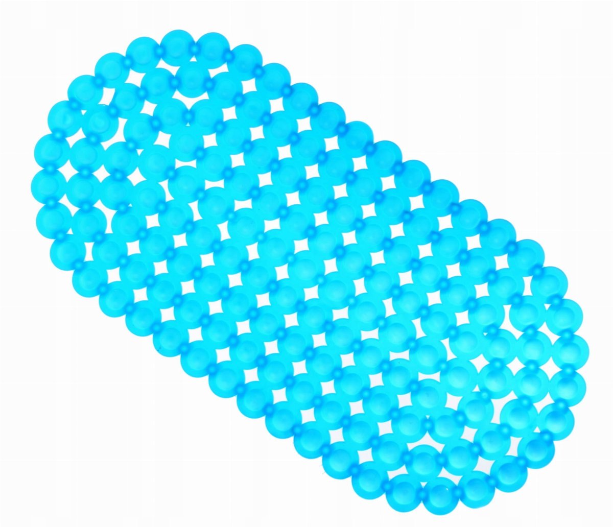 MATA ANTYPOŚLIZGOWA DO WANNY PRYSZNICA 60X34 B22 NIEBIESKA