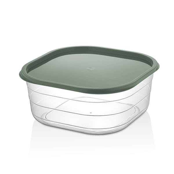 POJEMNIK KUCHENNY KWADRATOWY Z PRZYKRYWKĄ 1,5L (G7)