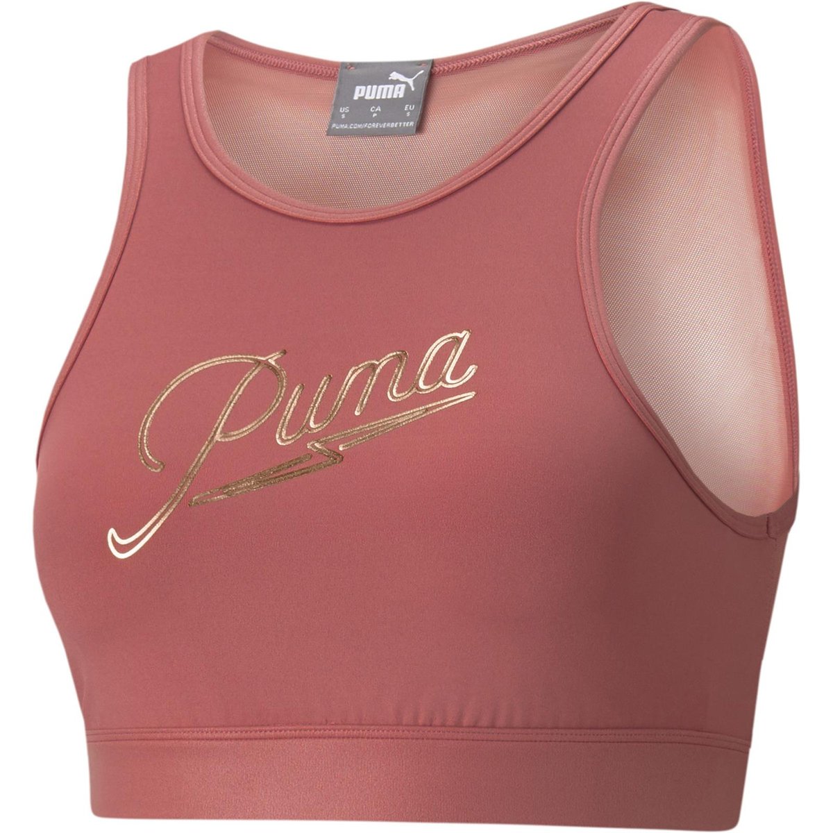 Top damski Puma MOTO różowy 52109025-M