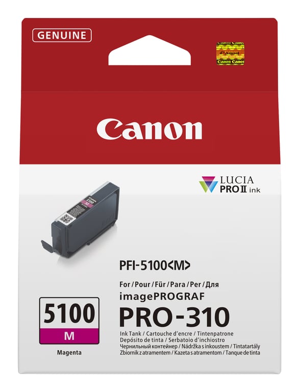 Canon PFI-5100 M nabój z tuszem 1 szt. Oryginalny Purpurowy 6954C001