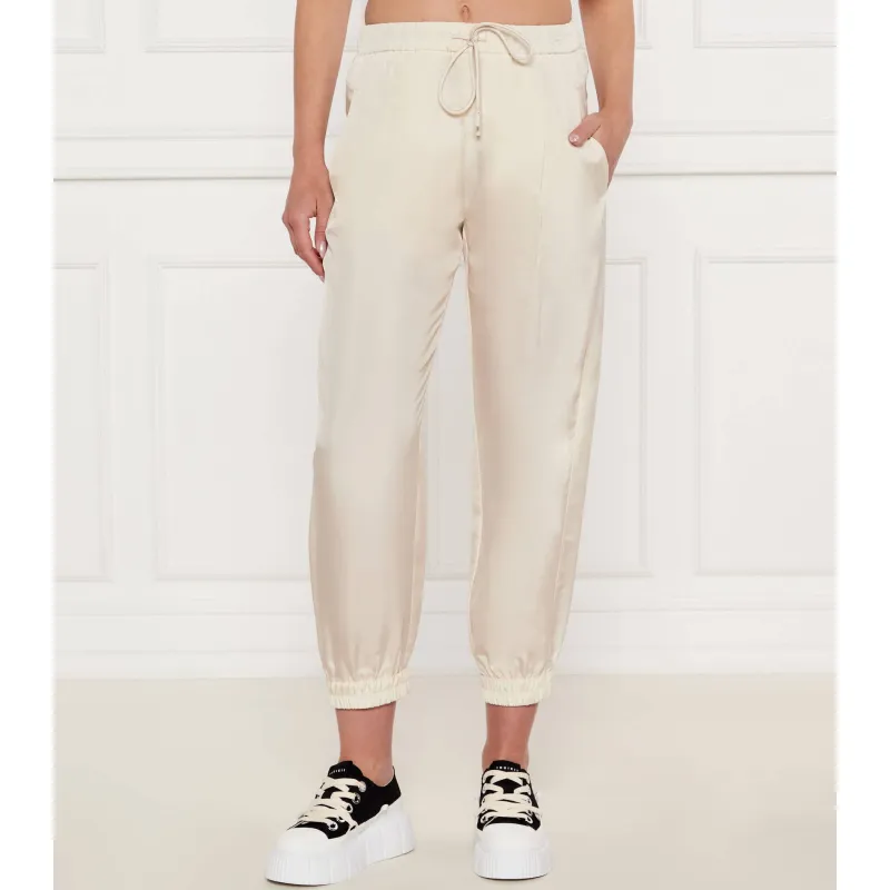 Marella SPORT Jedwabne spodnie jogger ABETAIA Regular Fit