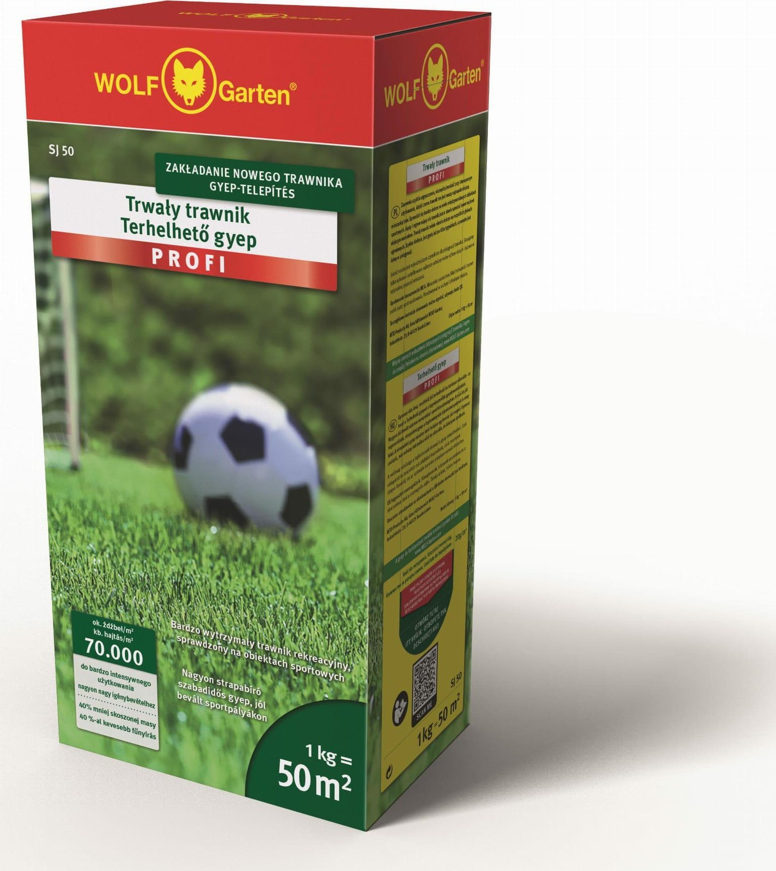 Sourcing WOLF GARTEN PROFI GRASS DURABILITY AND RESISTANCE SJ 50m2 MARK. LOT DE072-343035M