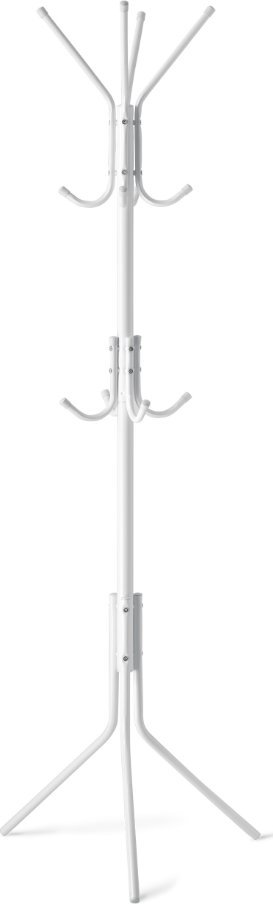 Massido Wieszak na ubrania, metalowy, stojący, 54x174 cm, biały