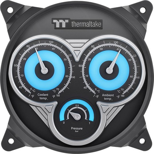 Thermaltake Thermaltake Pacific TF3 Liquid Cooling System Dashboard, Set black