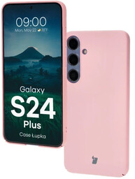 Bizon Etui Case Łupka do Galaxy S24 Plus, różowe