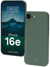 Bizon Etui Case Łupka do iPhone 16e, zielone
