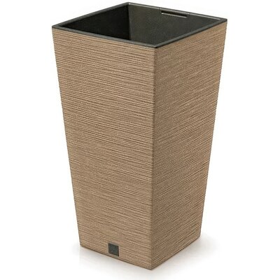 Doniczka PROSPERPLAST Furu Square Eco Wood DFSH400W-4665W 91.5L Beżowy