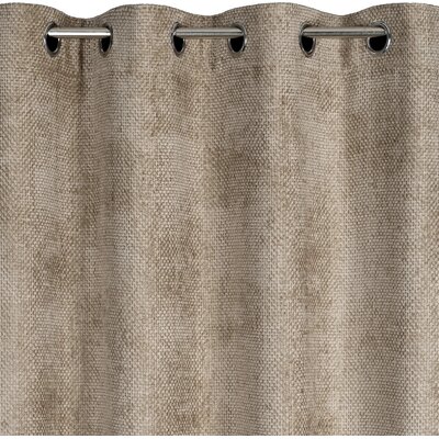 Zasłona EUROFIRANY Aleta 135 x 250 cm Beżowy
