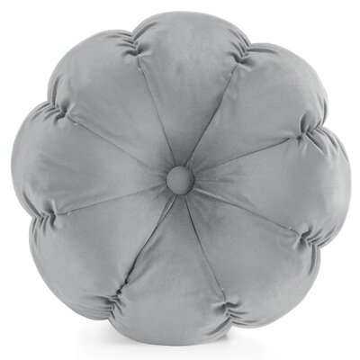 Poduszka EUROFIRANY Flower 41 37 cm Srebrny