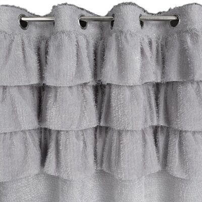 Zasłona EUROFIRANY Agis 2 140 x 250 cm Srebrny