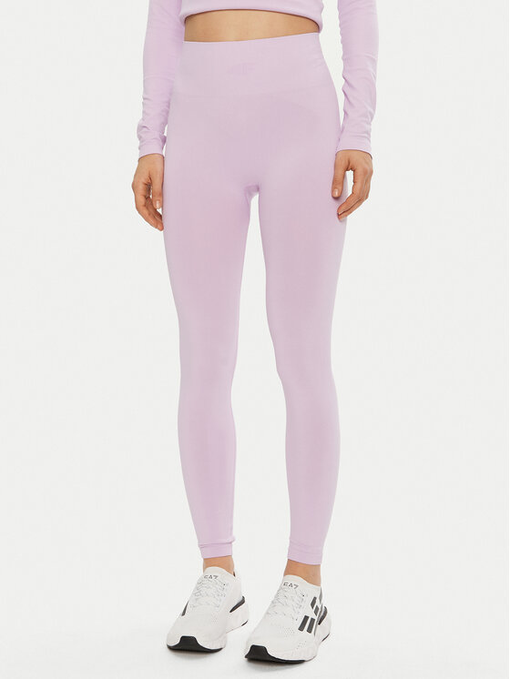 4F Bielizna termoaktywna dolna 4FWAW24USEAF153 Fioletowy Slim Fit