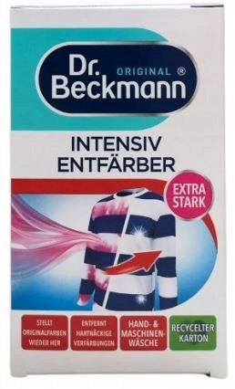 Dr Beckmann Odbarwiacz DO TKANIN ubrań do prania ręcznego i w pralce 200 g