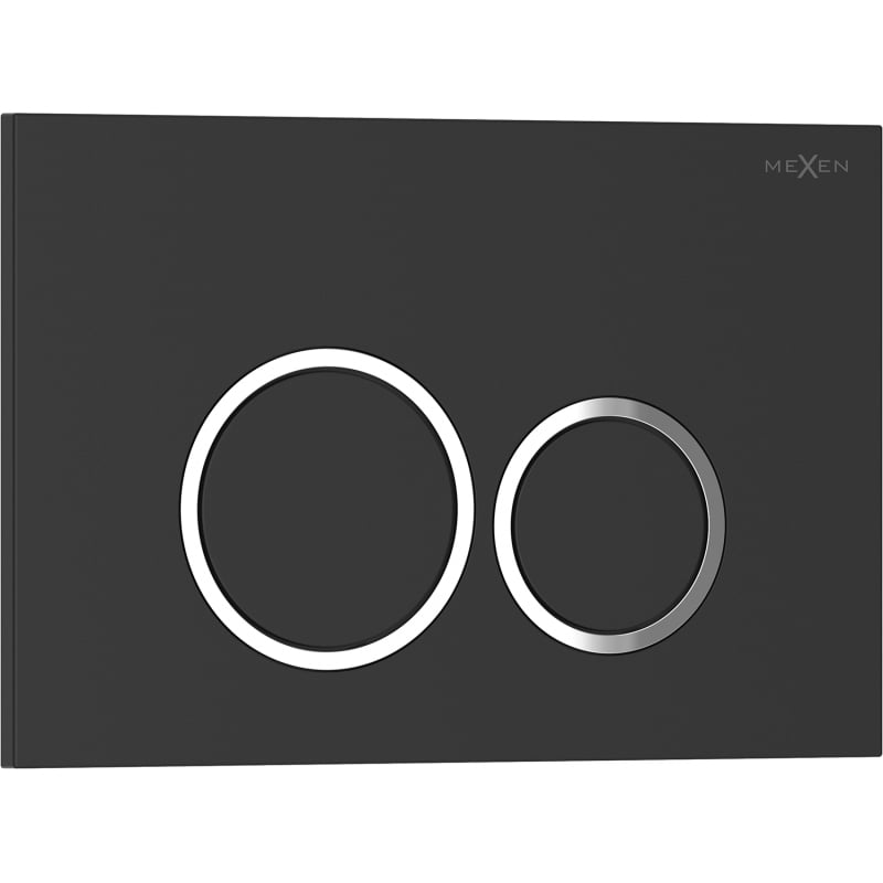 Mexen Tex 01 przycisk spłukujący, czarny matowy - 6101-02