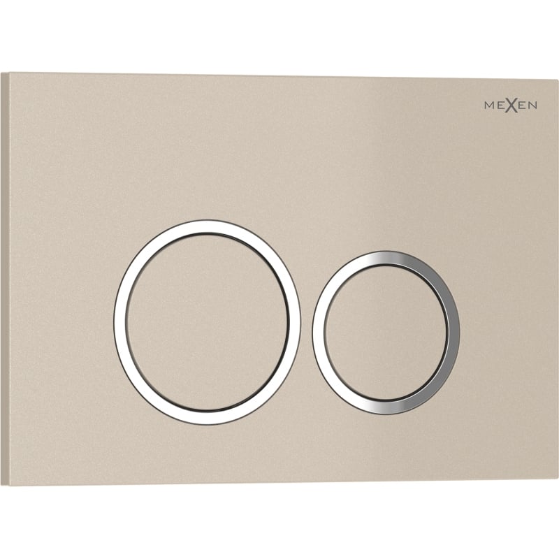 Mexen Tex 01 przycisk spłukujący, beżowy - 6101-07