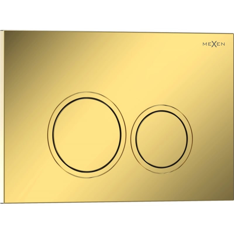 Mexen Tex 01 przycisk spłukujący, złoty szampański błyszczący - 6101-08