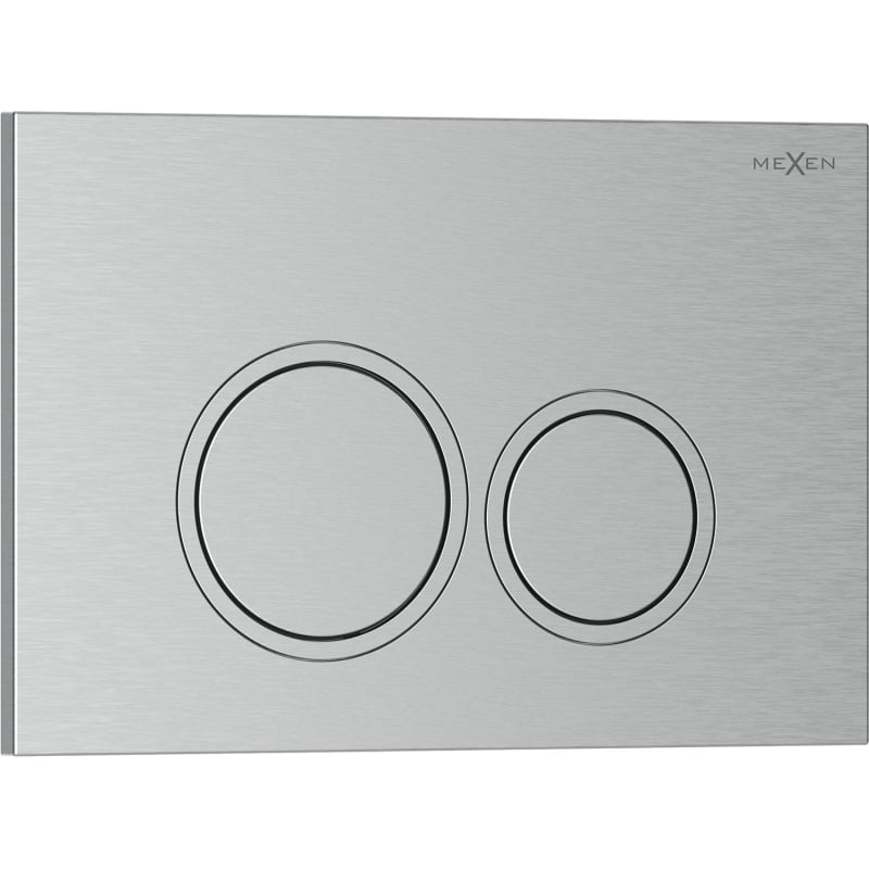 Mexen Tex 01 przycisk spłukujący, nikiel szczotkowany - 6101-10
