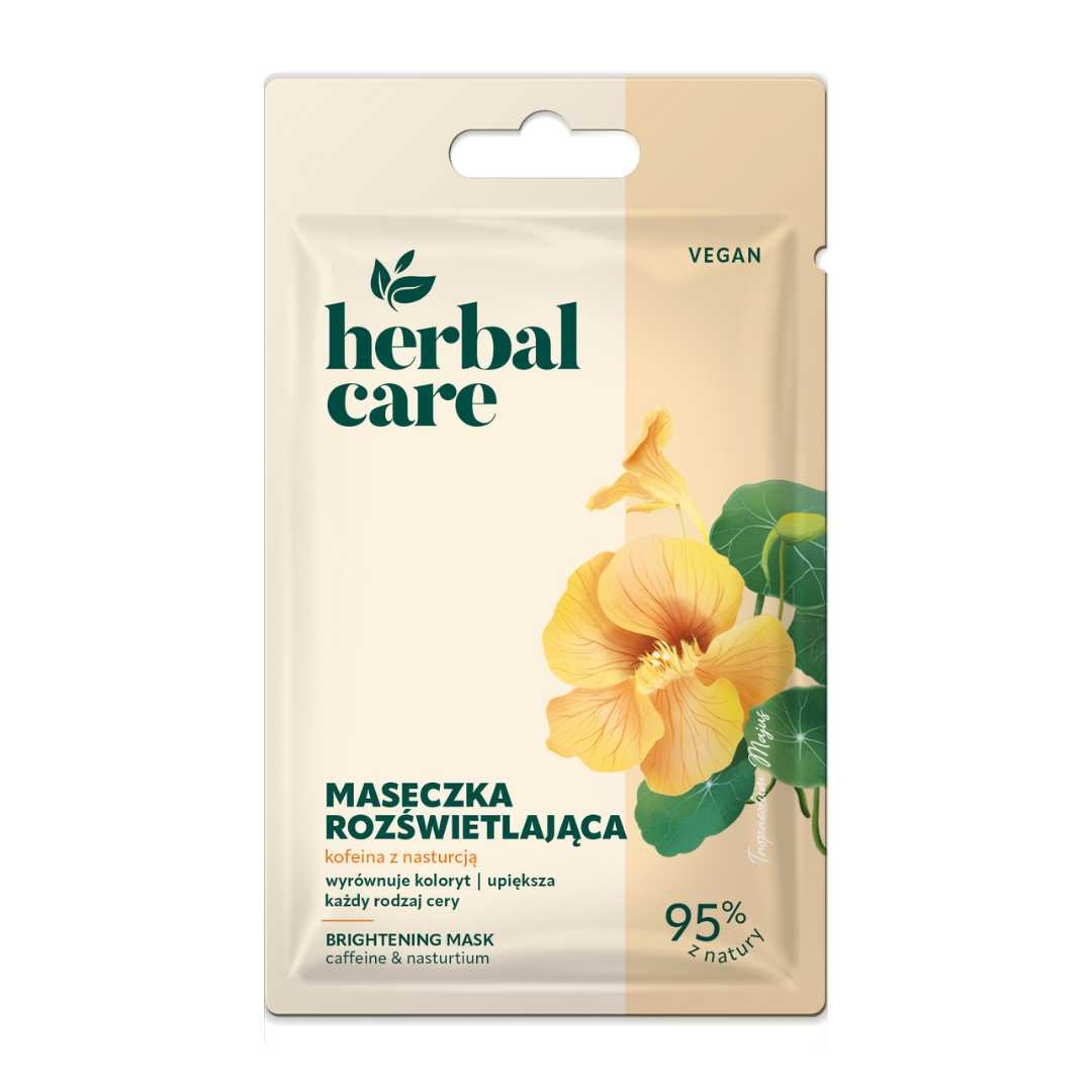 Farmona Herbal Care Maseczka Rozświetlająca Kofeina z Nasturcją