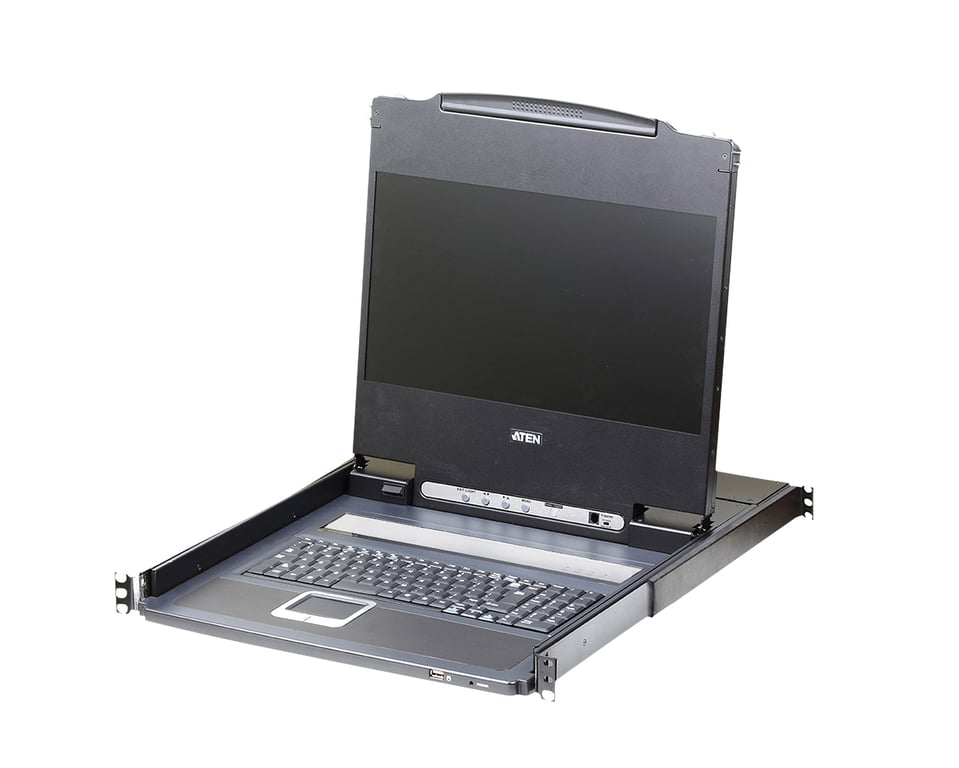 ATEN CL6700MW-ATA-2XK07GG przełącznik KVM Możliwości montowania w stelażu Czarny CL6700MW-ATA-2XK07GG