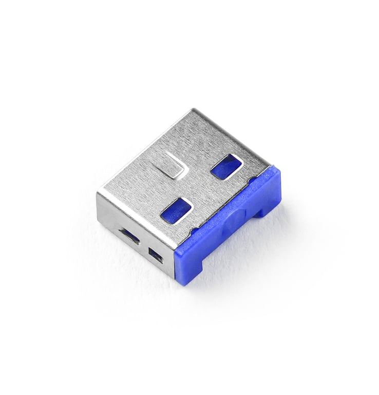 Smartkeeper UL03P1DB bloker portów Blokada portu USB Typu-A Niebieski Plastik 10 szt.