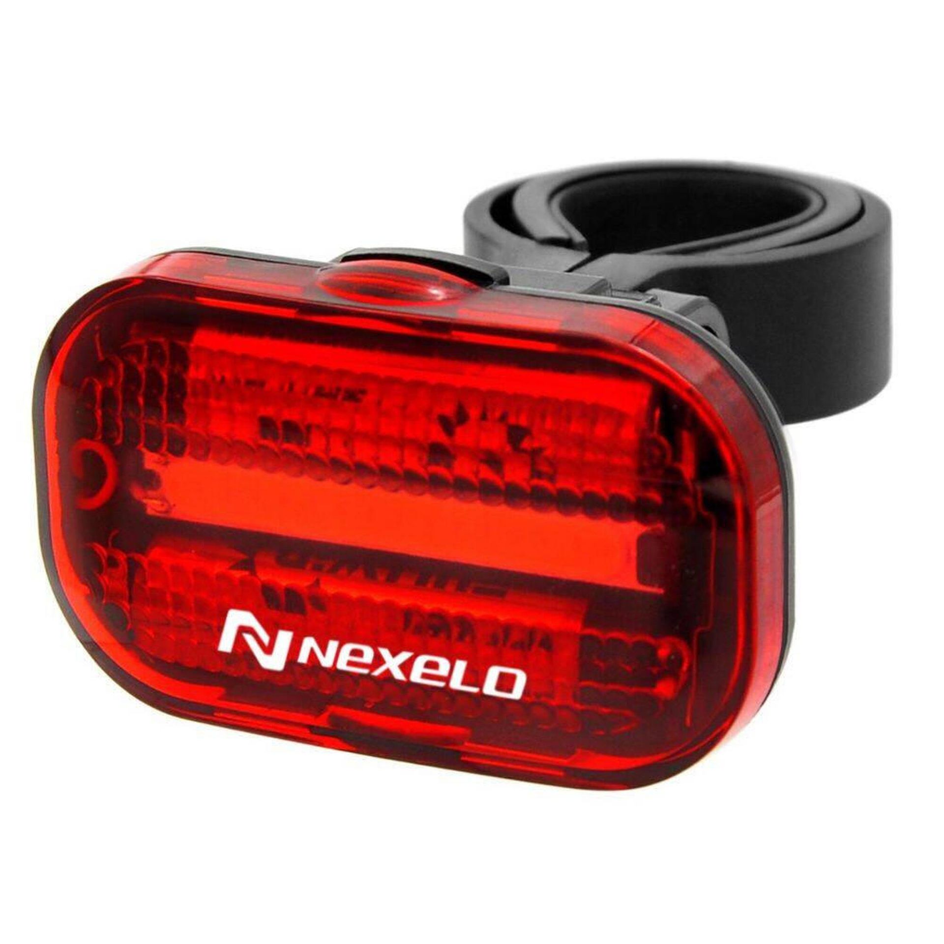 Lampa Rowerowa Tylna Led 2 Funkcje Baterie