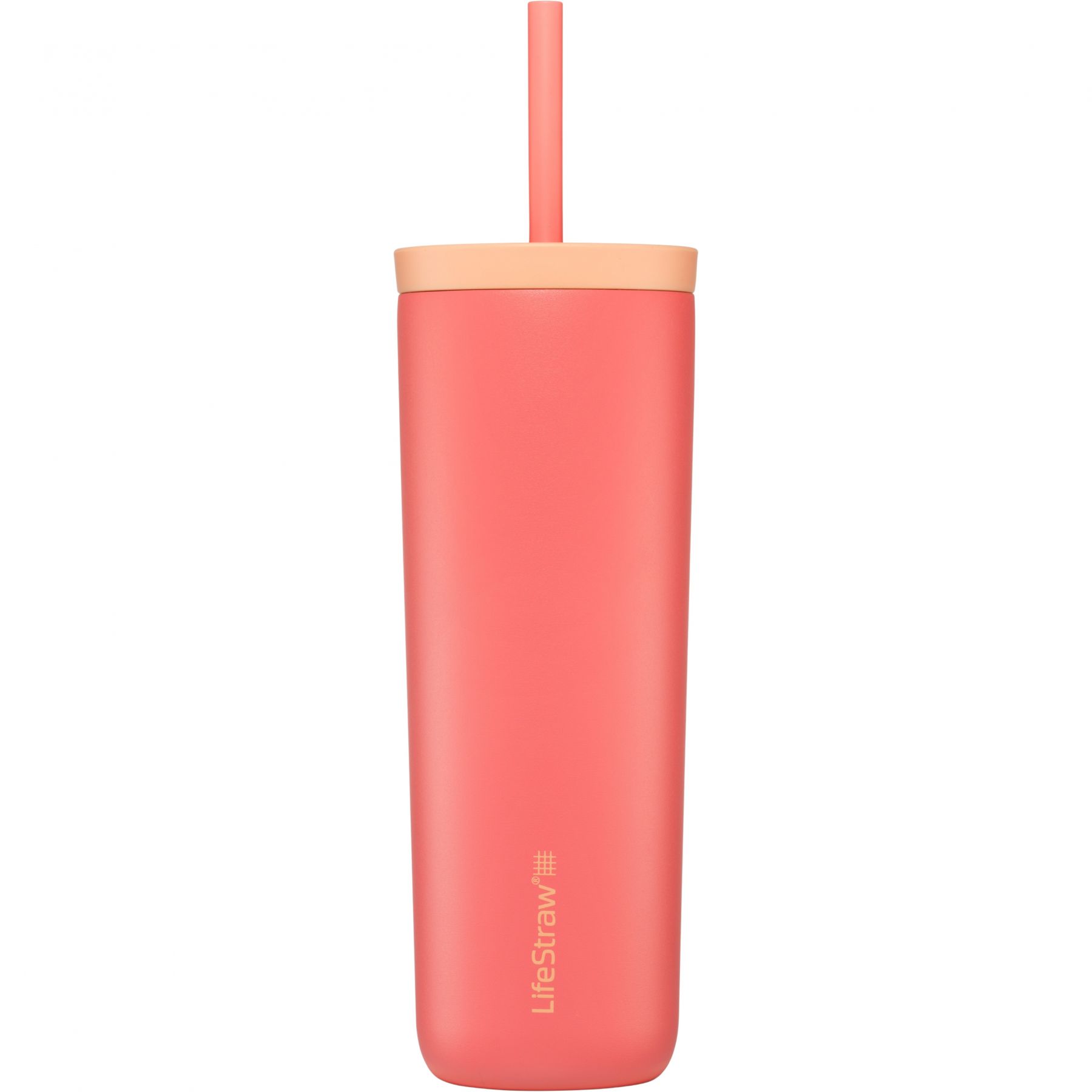 LifeStraw Go Series Tumbler, 500ml, kubek termiczny, ró?owy/pomara?czowy