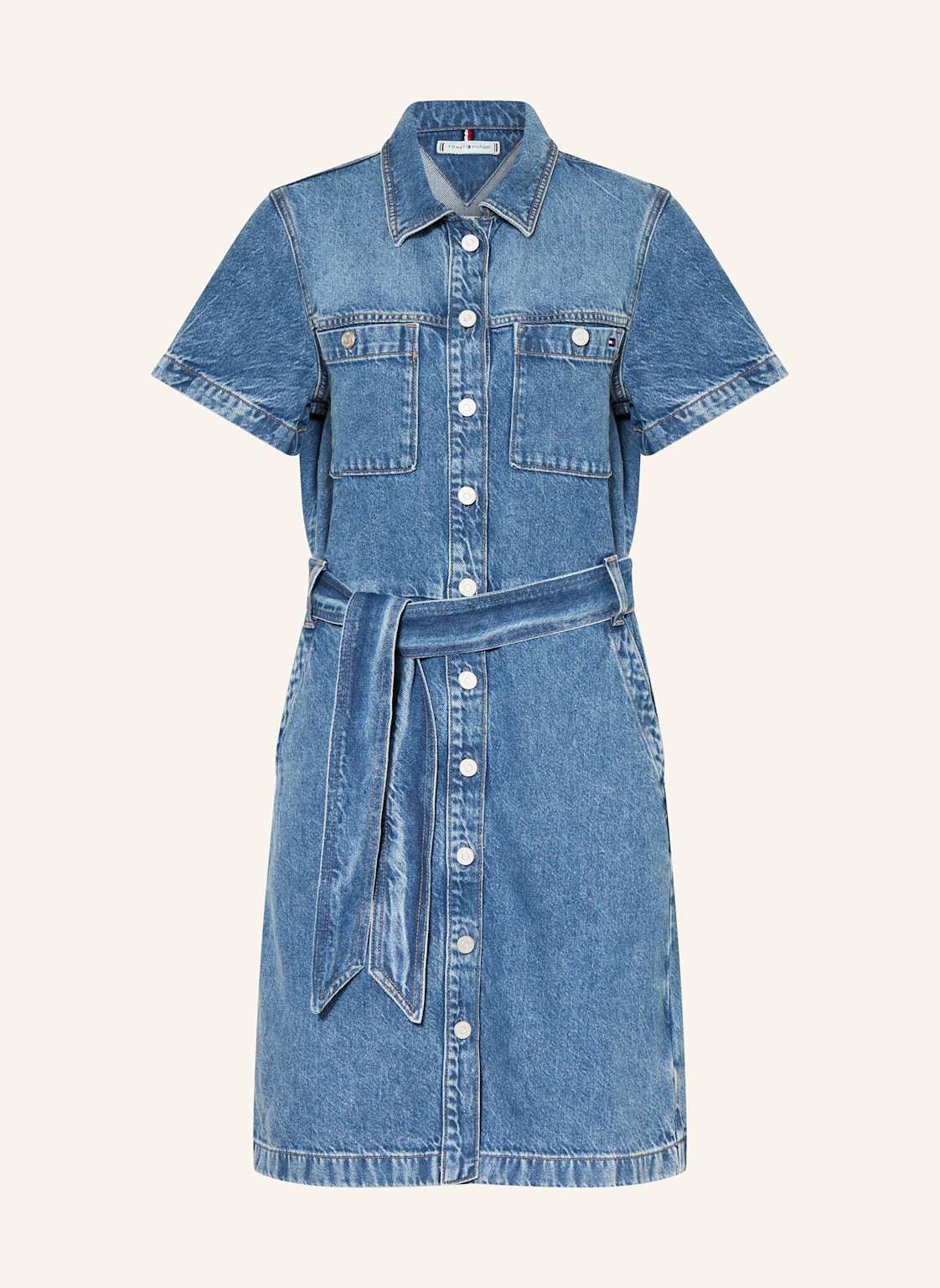 Tommy Hilfiger Sukienka Jeansowa blau