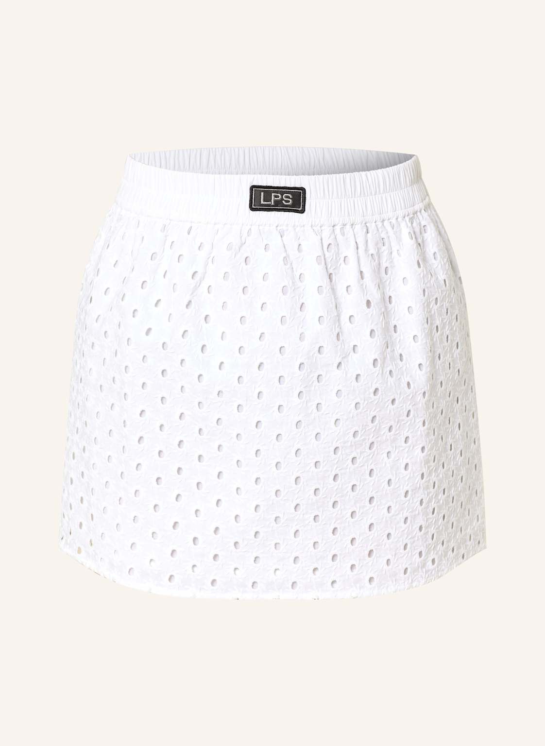 Max & Co. Spódnica Manhattan Z Dziurkowanej Koronki weiss
