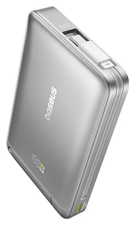 Baseus Nomos Qi2 USB-C 10000mAh 45W szary