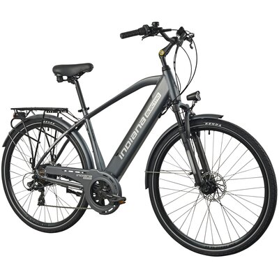 Rower elektryczny INDIANA E-Trekking 3.0 M20 28 cali Czarny