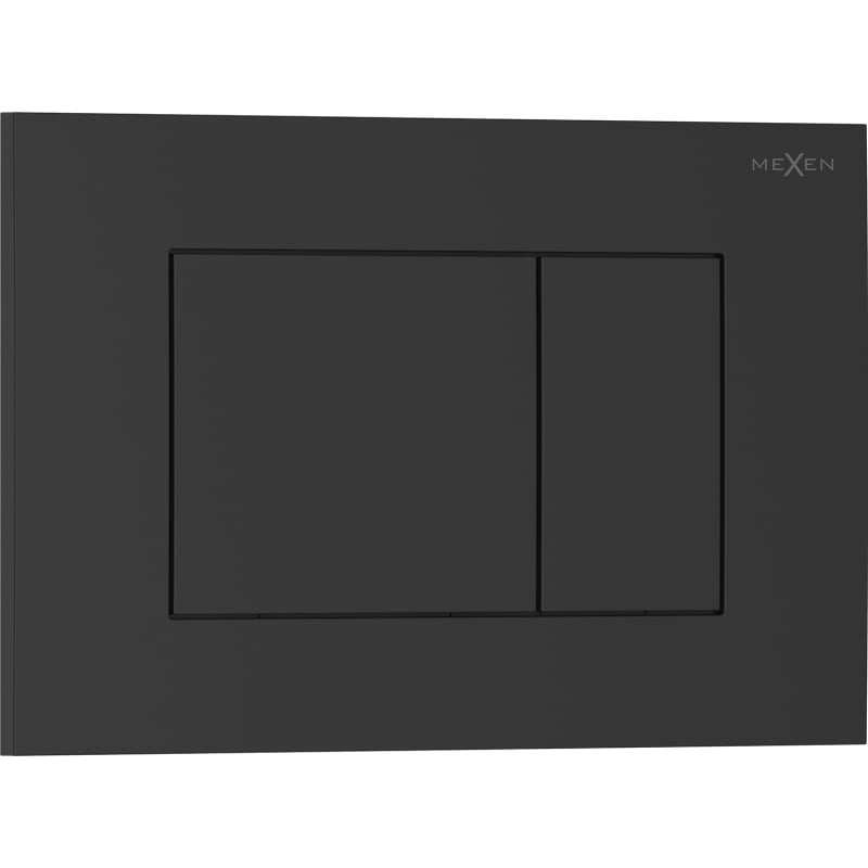 Mexen Tex 02 przycisk spłukujący, czarny matowy - 6102-02