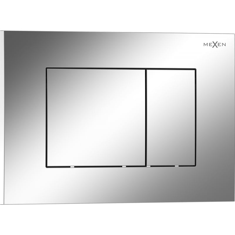 Mexen Tex 02 przycisk spłukujący, chrom błyszczący - 6102-03