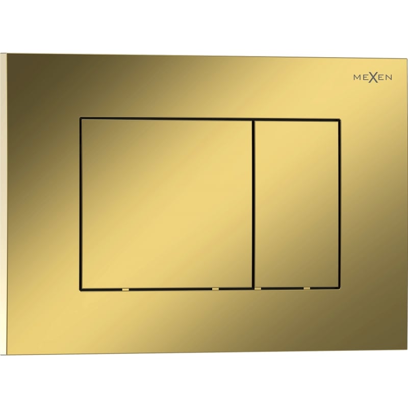 Mexen Tex 02 przycisk spłukujący, złoty szampański błyszczący - 6102-08
