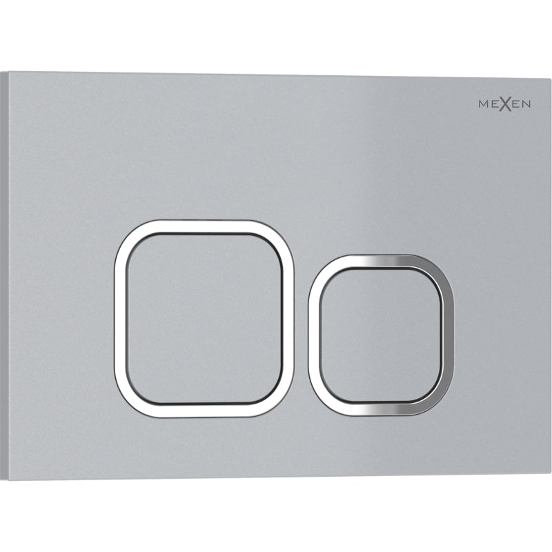 Mexen Tex 03 przycisk spłukujący, chrom matowy - 6103-04