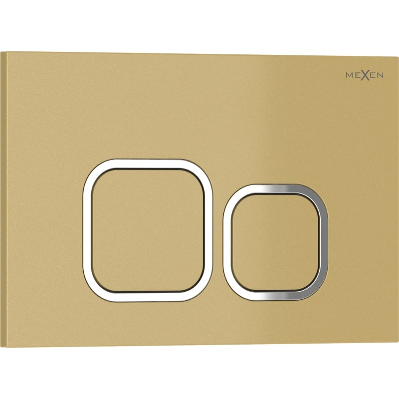 Mexen Tex 03 przycisk spłukujący, złoty - 6103-06