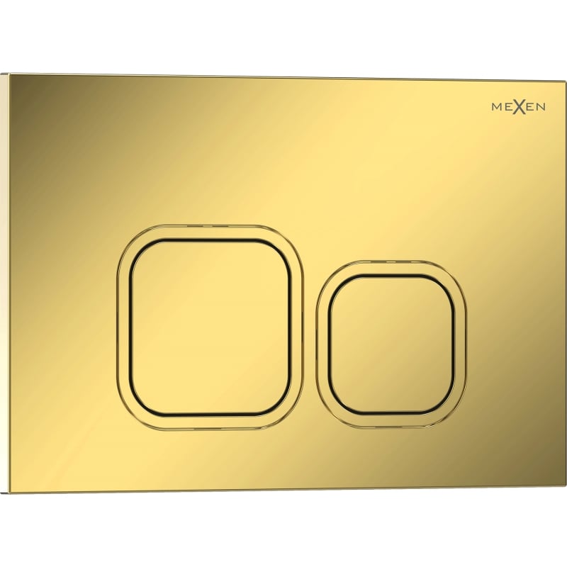 Mexen Tex 03 przycisk spłukujący, złoty szampański błyszczący - 6103-08