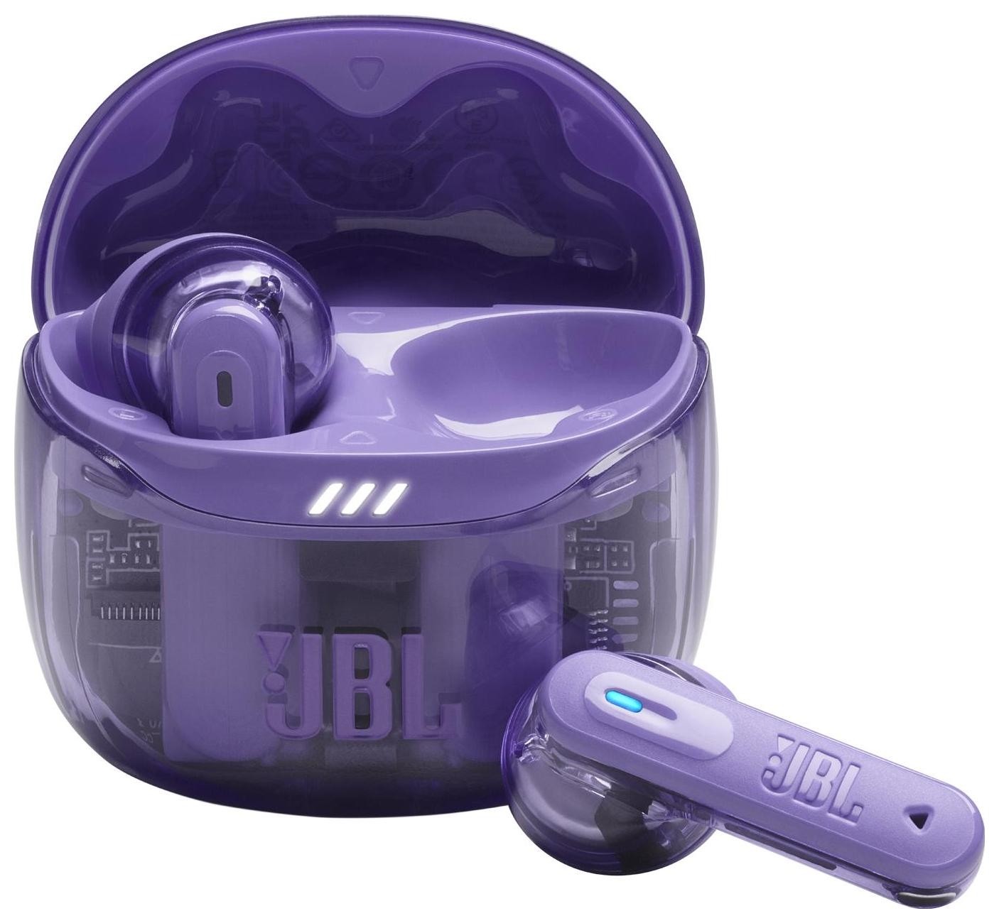 JBL Tune Flex 2 Ghost Edition Fioletowe
