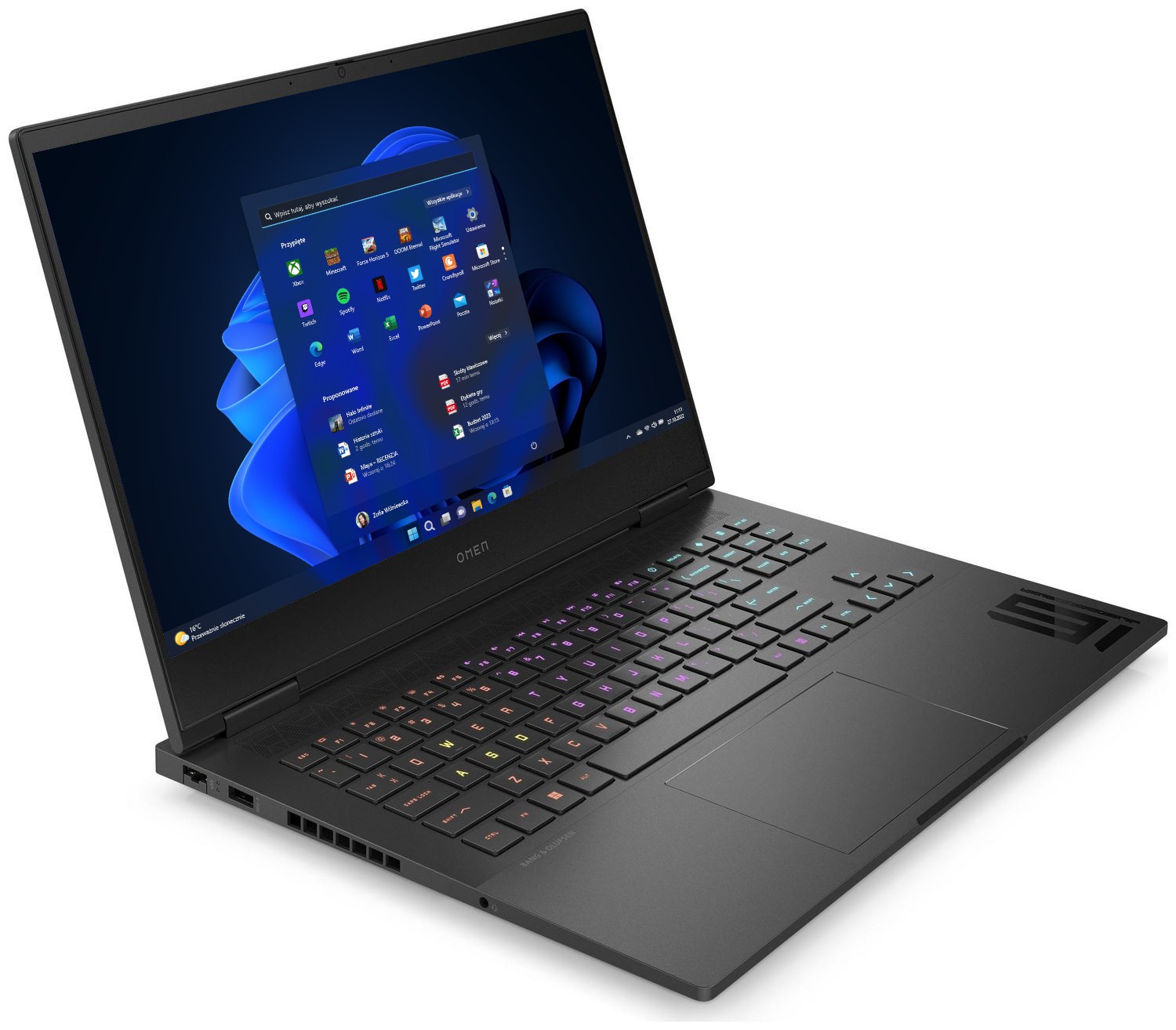 HP Omen 16-wd0005nw - Core i7-13620H 16,1''-FHD-144Hz 64GB 2TB Win11Pro RTX4060 B4MC5EA_64GB_2000SSD_W11P