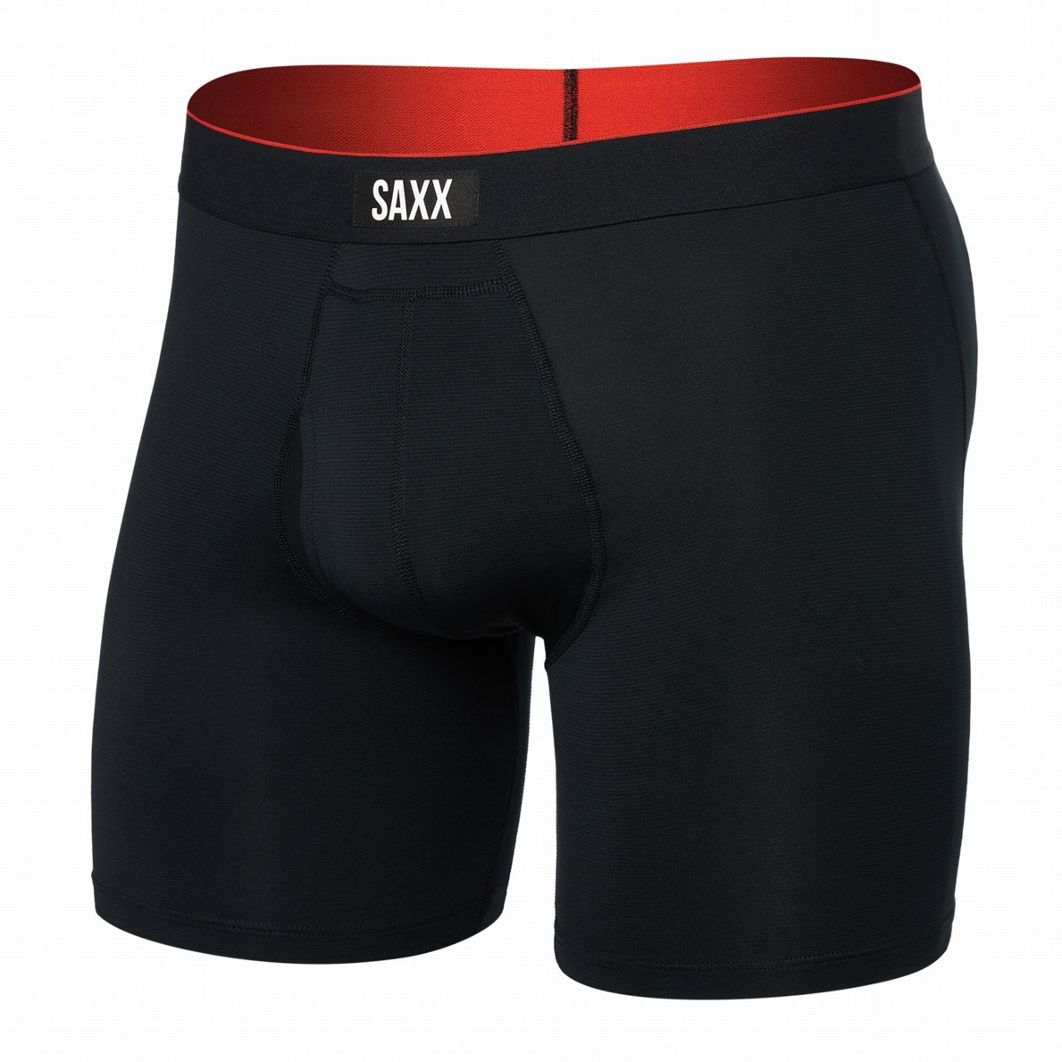 Bokserki Saxx Multi-Sport Mesh Boxer Brief Fly Rozmiar: L / Kolor: czarny